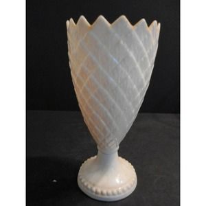 Classic Belleek 8 inch Pedestal Vase